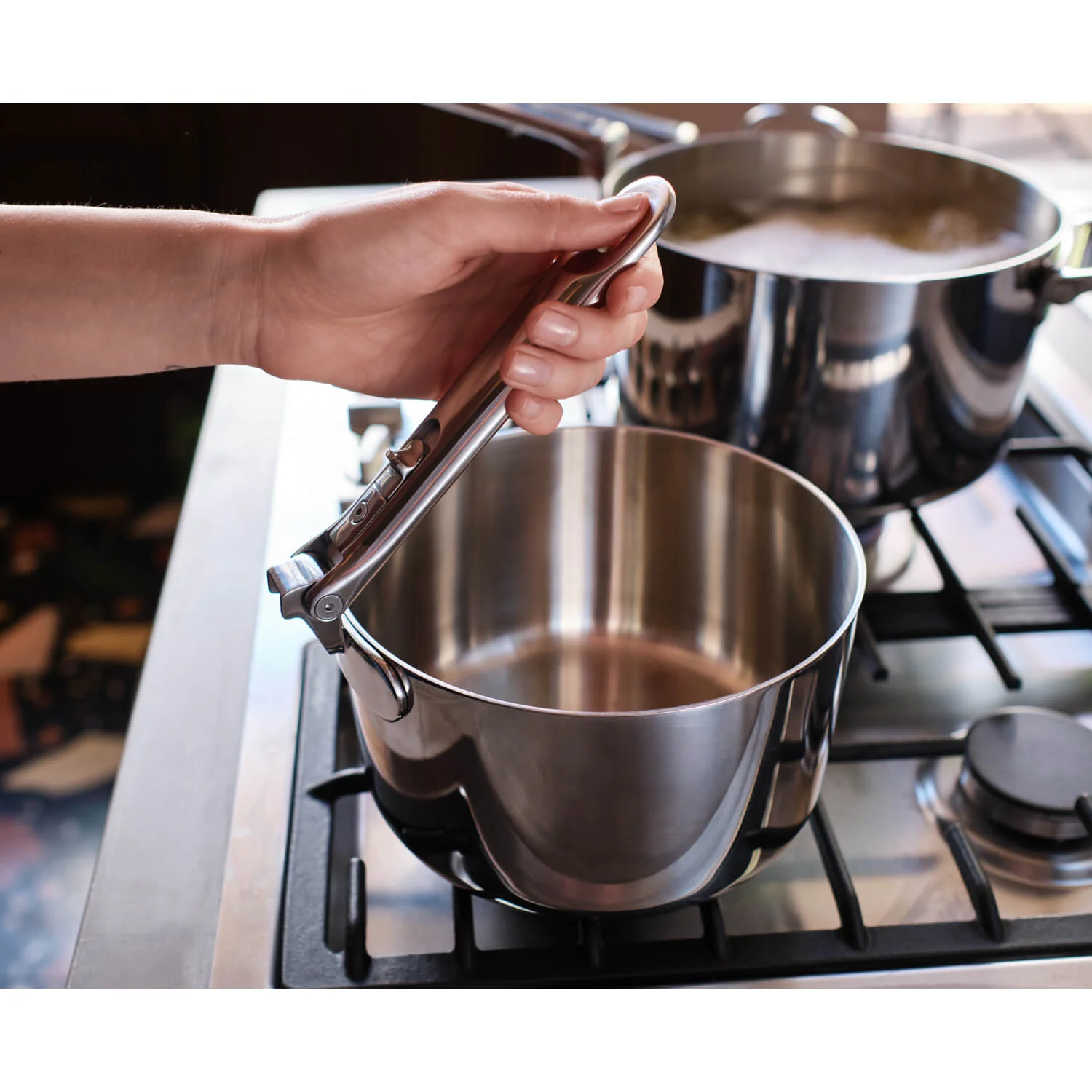 Joseph Joseph Space 5-Piece Folding Handle Cookware Set - Stainless Steel - Image 15