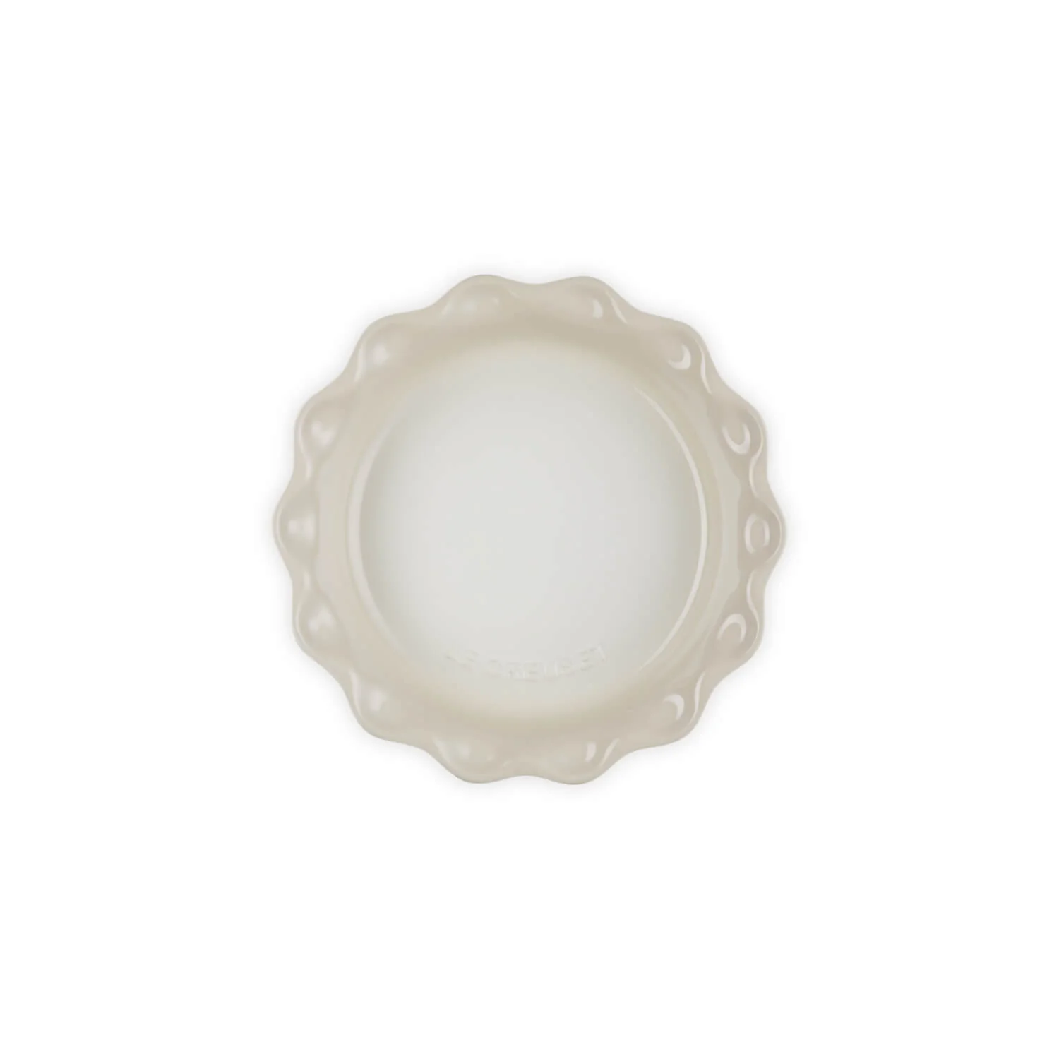 Le Creuset Heritage Stoneware 23cm Round Pie Dish - Meringue - Image 4