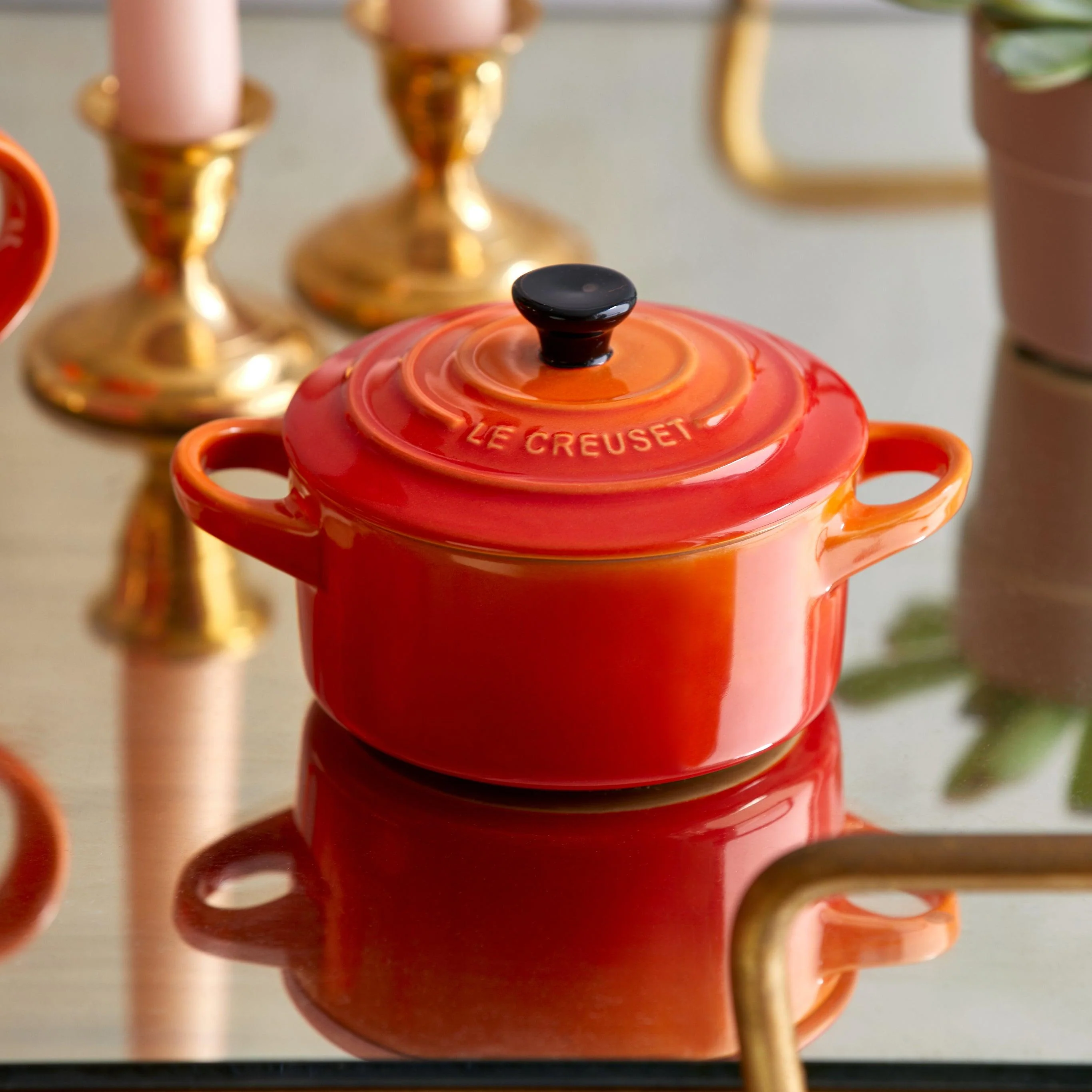 Le Creuset Stoneware Petite Round Casserole - Volcanic - Image 6