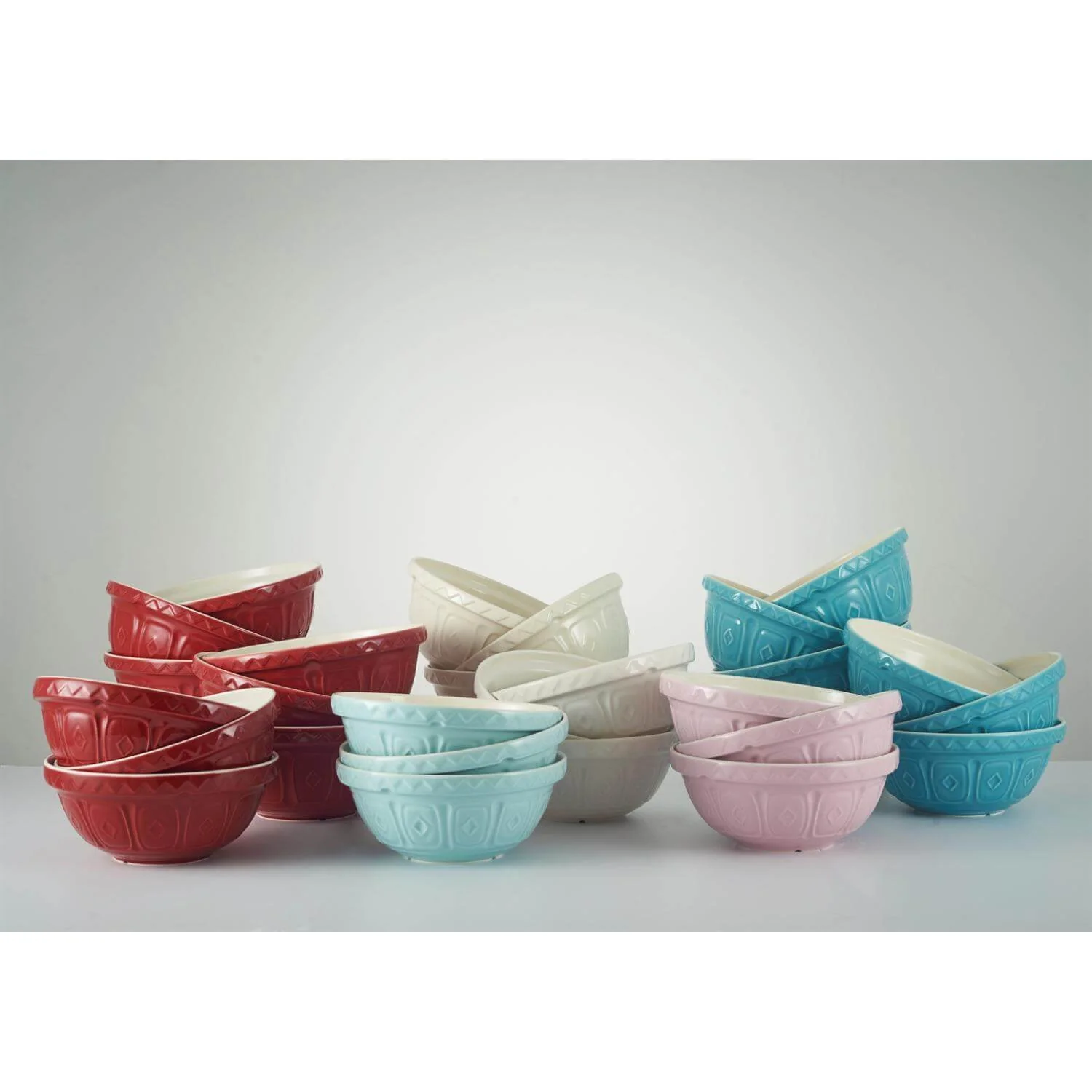 Mason Cash Colour Mix 29cm Stoneware Mixing Bowl - Cream - Image 4