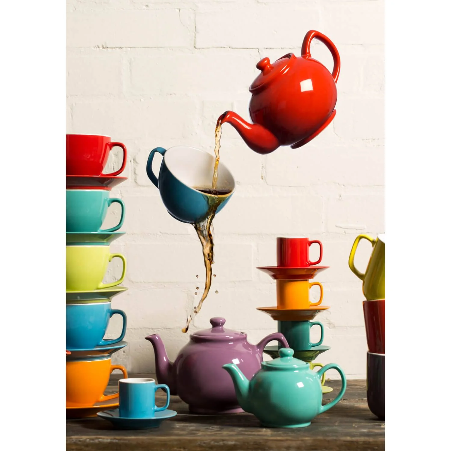 Price & Kensington Brights Stoneware 2 Cup Teapot - Blue - Image 5