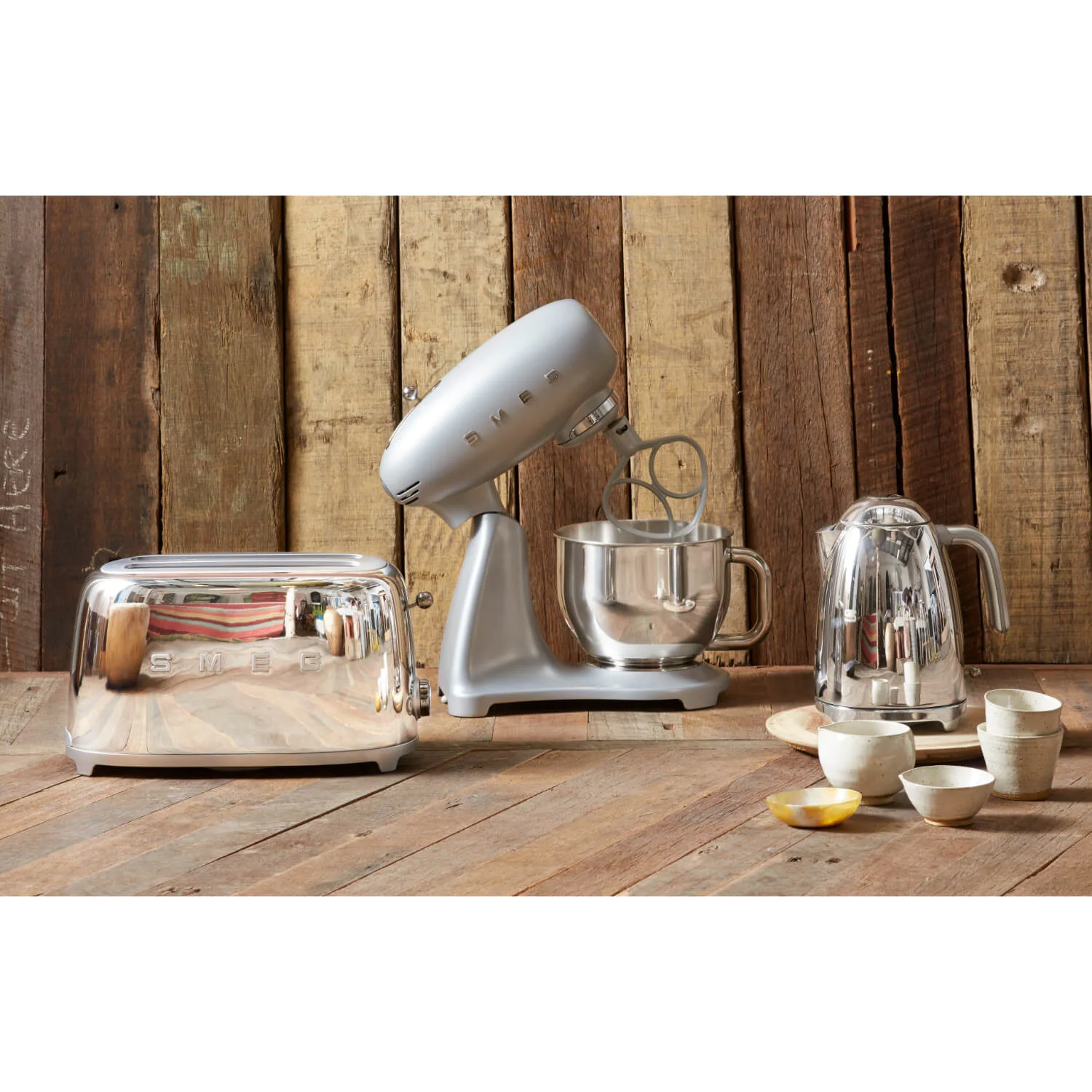 Smeg 50's Style Retro TSF01 2 Slice Toaster - Chrome - Image 6