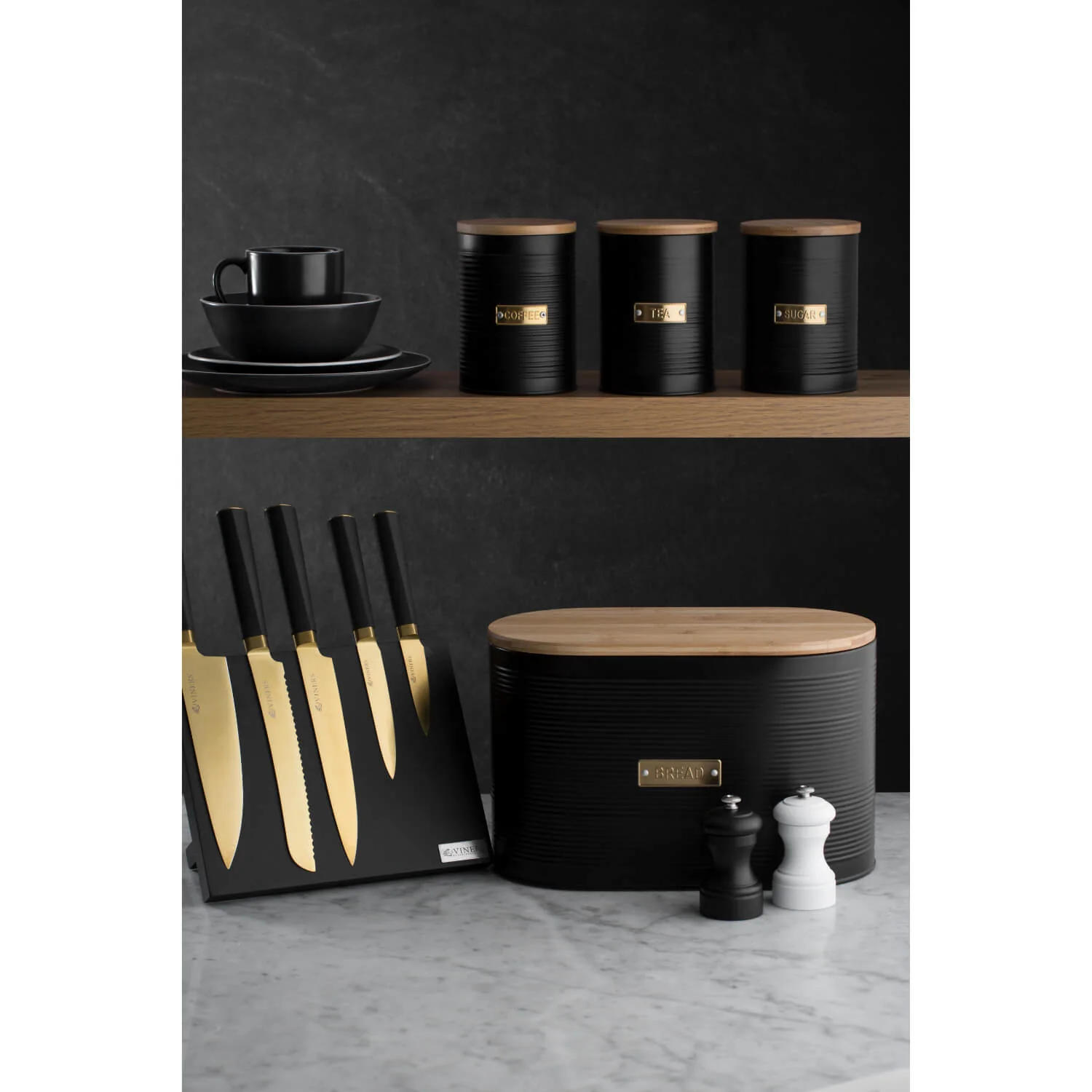 Typhoon Living Bread Bin - Otto Black - Image 3